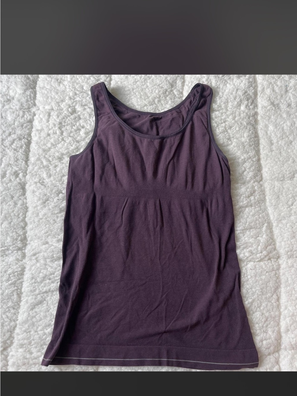 Everyday Scoop Neck Tank Top in Deep Plum